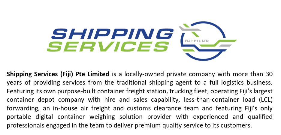 Shipping Services (Fiji) Pte Limited is a locally-owned private company